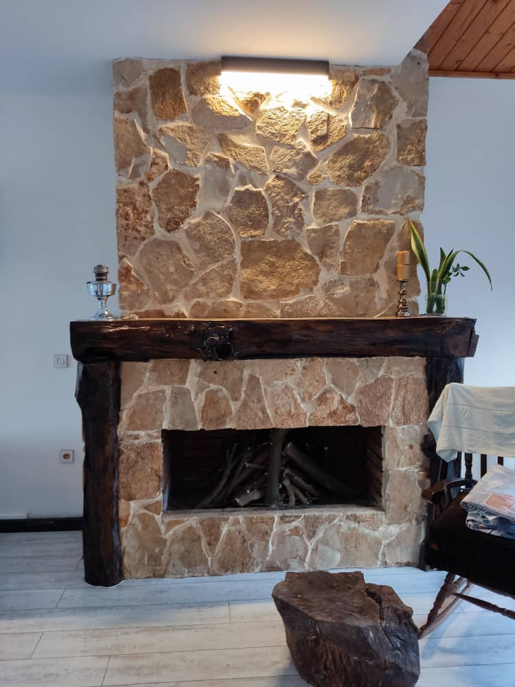 اجرا وساخت شومینه سنگی