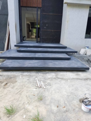 سنگ پله مدرن باسنگ اسلب گرانیت مشکی